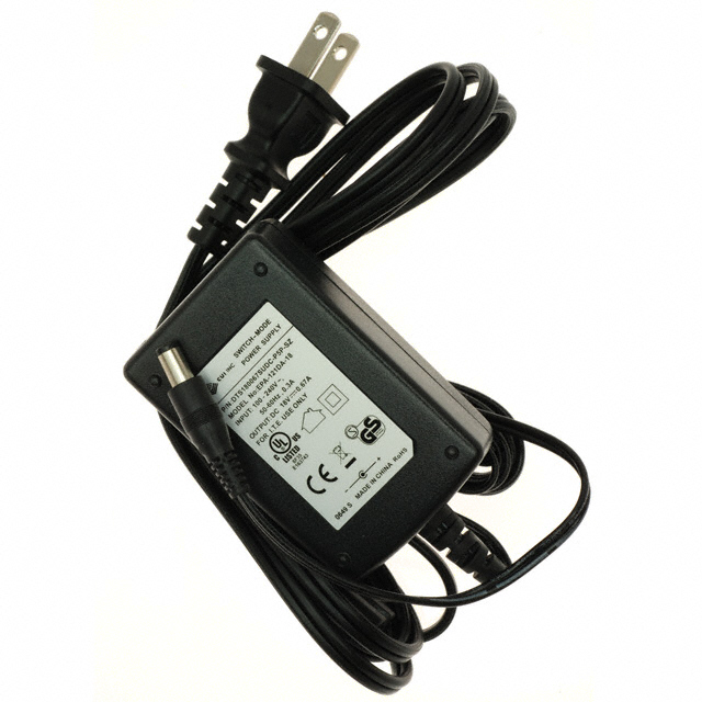 DTS180067SUDC-P5P-SZ CUI Inc.                                                                    AC/DC DESKTOP ADAPTER 18V 12W