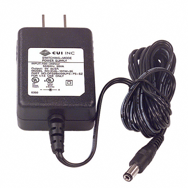 DPS050200UPS-P5P-SZ CUI Inc.                                                                    AC/DC WALL MOUNT ADAPTER 5V 10W