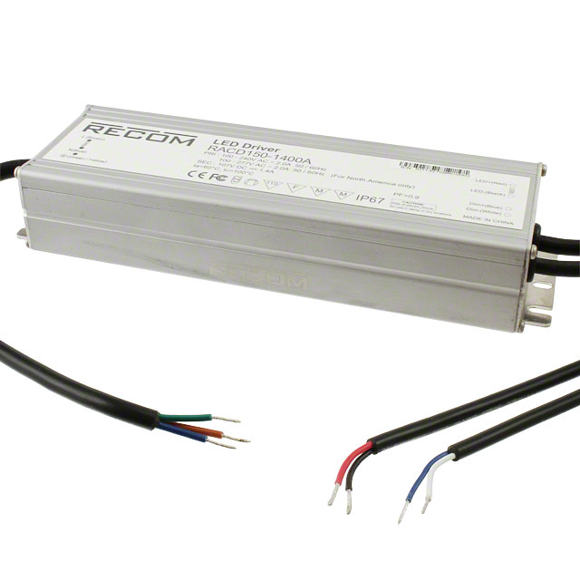 RACD150-1400A Recom Power                                                                    LED DRIVER CC AC/DC 60-107V