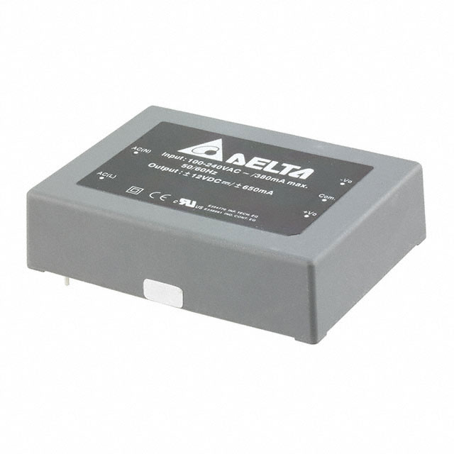 AA15D1515C Delta Electronics                                                                    AC/DC CONVERTER +/-15V 15W