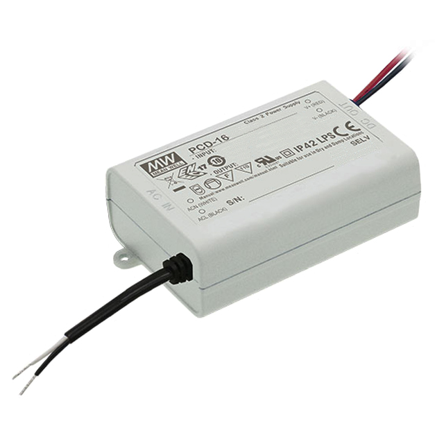 PCD-16-1400B Mean Well USA Inc.                                                                    LED DRIVER CC AC/DC 8-12V 1.4A