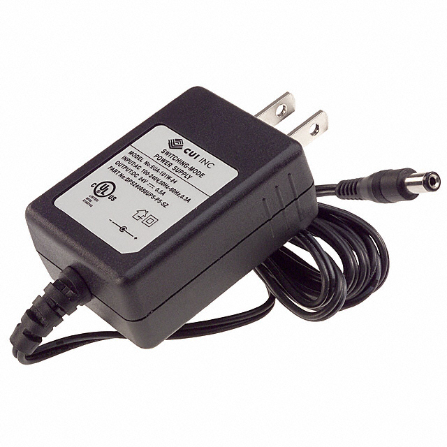 DPS240050UPS-P5P-SZ CUI Inc.                                                                    AC/DC WALL MOUNT ADAPTER 24V 12W