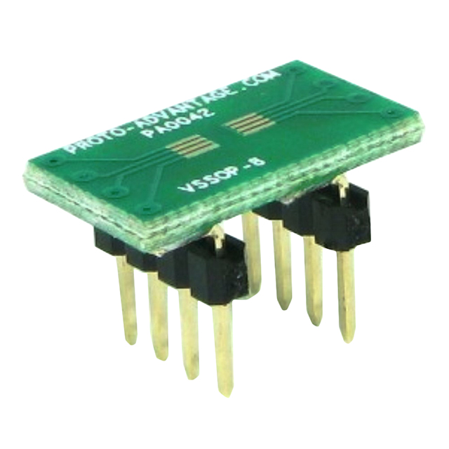 PA0042 Chip Quik Inc.                                                                    VSSOP-8 TO DIP-8 SMT ADAPTER