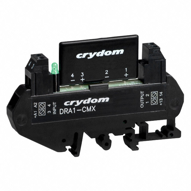 DRA1-CMXE200D3 Sensata-Crydom                                                                    RELAY SSR SPST-NO 200VDC 3A DIN