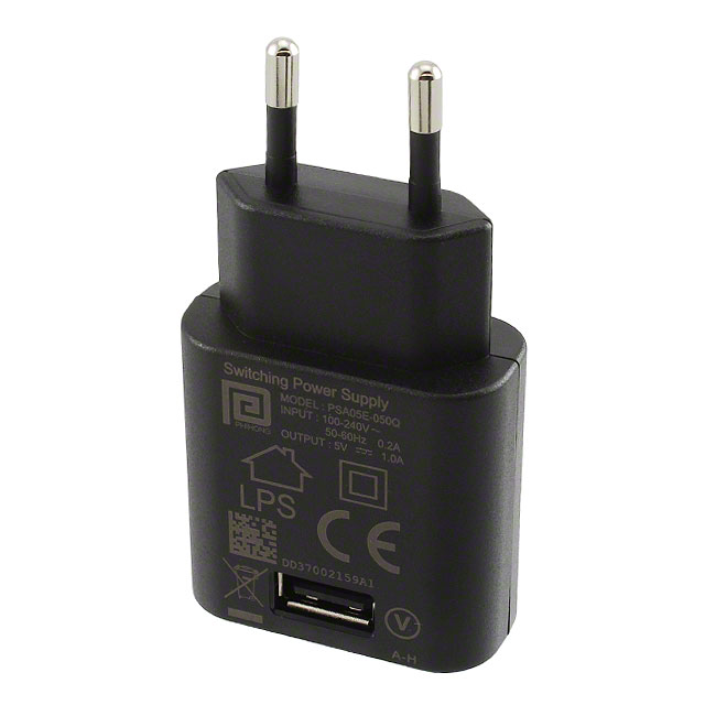 PSA05E-050QA-H Phihong USA                                                                    AC/DC WALL MOUNT ADAPTER 5V 5W