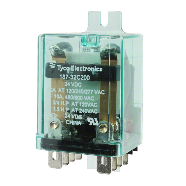 4-1608065-9 TE Connectivity Potter & Brumfield Relays                                                                    RELAY GEN PURPOSE DPDT 20A 24V