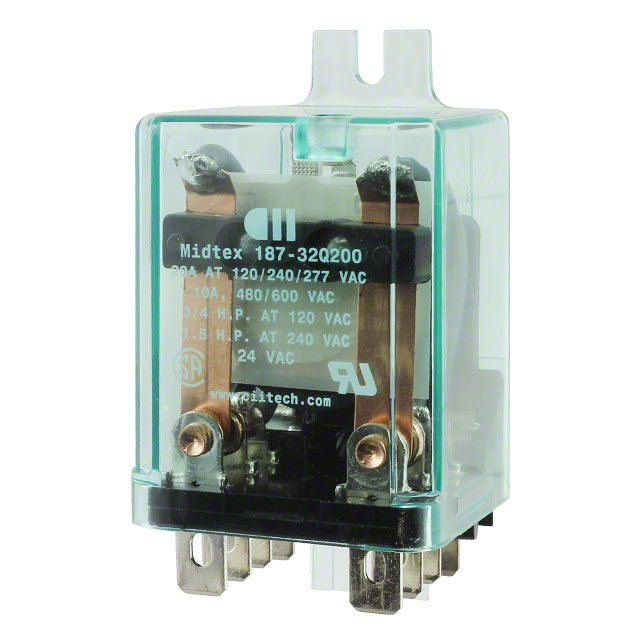 7-1608065-1 TE Connectivity Potter & Brumfield Relays                                                                    RELAY GEN PURPOSE DPDT 20A 24V