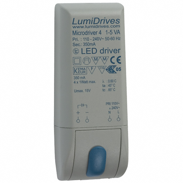 MDU4SC35 Dialight                                                                    LED DRIVER CC AC/DC 4-15V 350MA