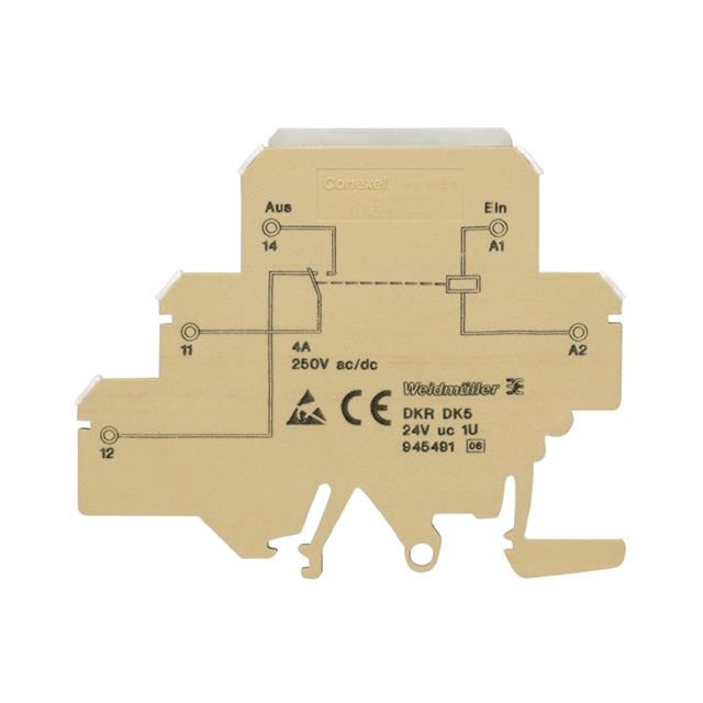 9454910000 Weidmuller                                                                    RELAY GEN PURPOSE SPDT 6A 24V