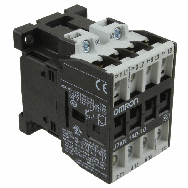 J7KN-14-10 24 Omron Automation and Safety                                                                    RELAY CONTACTOR 3PST 14A 24V