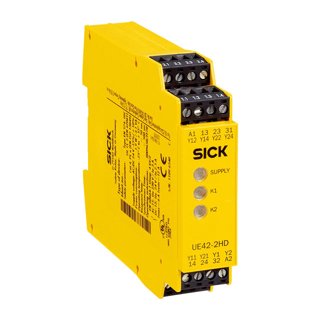 UE42-2HD3D2 SICK, Inc.                                                                    RELAY SAFETY 2NO 1NC HAND CONT