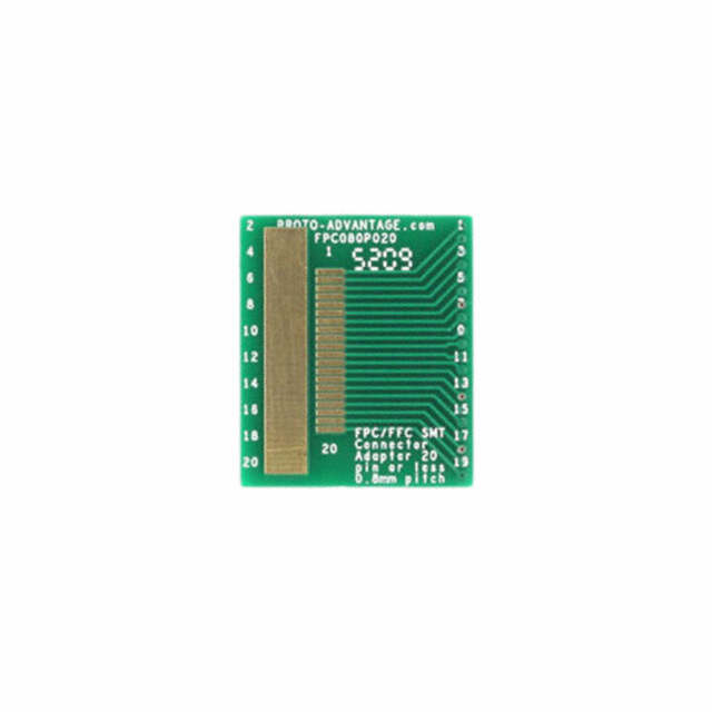 FPC080P020 Chip Quik Inc.                                                                    FPC/FFC SMT CONNECTOR 0.8 MM