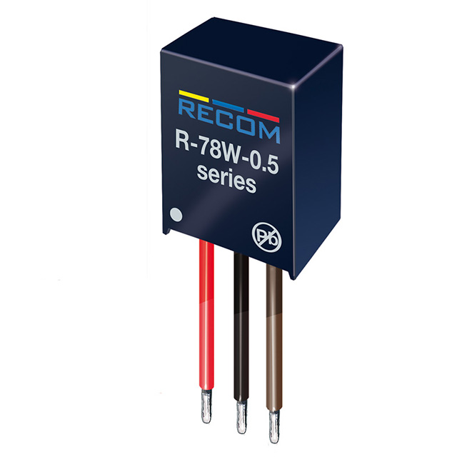 R-78W5.0-0.5 Recom Power                                                                    CONV DC/DC 0.5A 5V OUT SIP WIRED