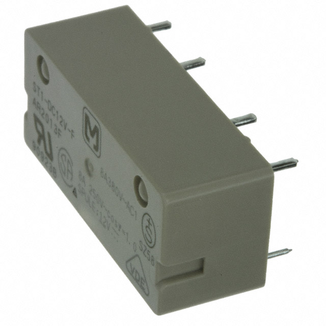 ST1-DC12V-F Panasonic Electric Works                                                                    RELAY GEN PURPOSE DPST 8A 12V