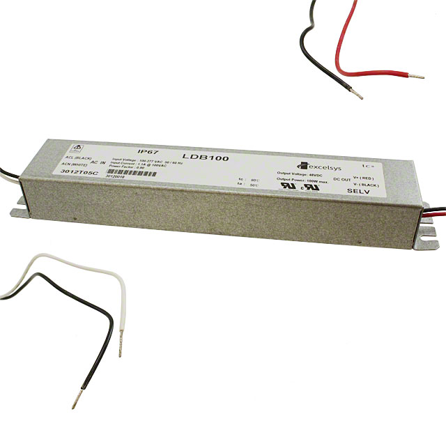 LDB100-024SW Excelsys Technologies Ltd                                                                    LED DRIVER CC/CV AC/DC 12-24V 4A