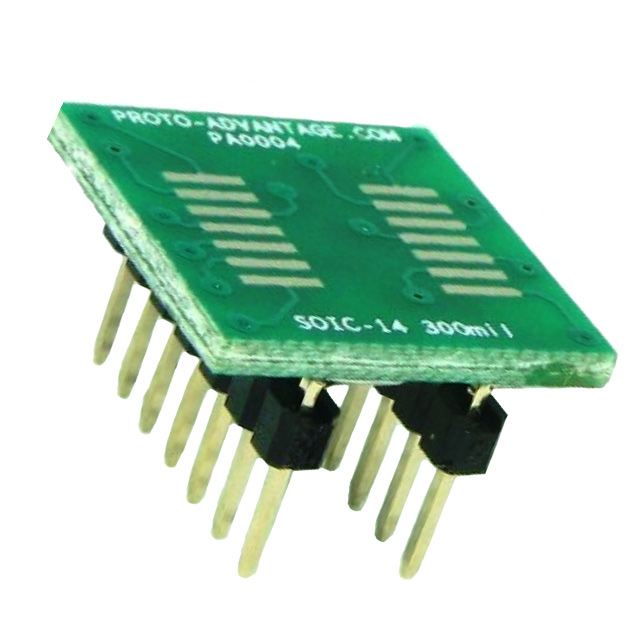 PA0004 Chip Quik Inc.                                                                    SOIC-14 TO DIP-14 SMT ADAPTER