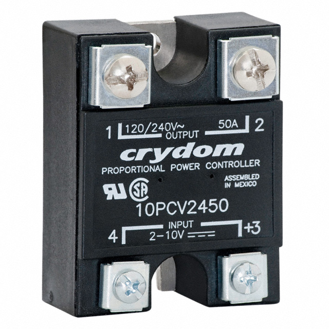 10PCV2450 Sensata-Crydom                                                                    POWER CONTROL SSR 50A DC IN 240V