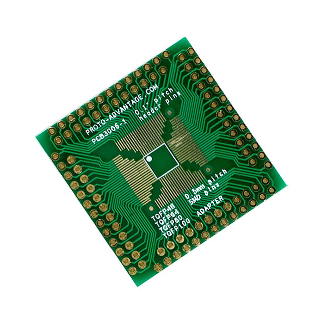 PCB3006-1 Chip Quik Inc.                                                                    QFP ADAPTER 0.5MM PITCH 48 64 80
