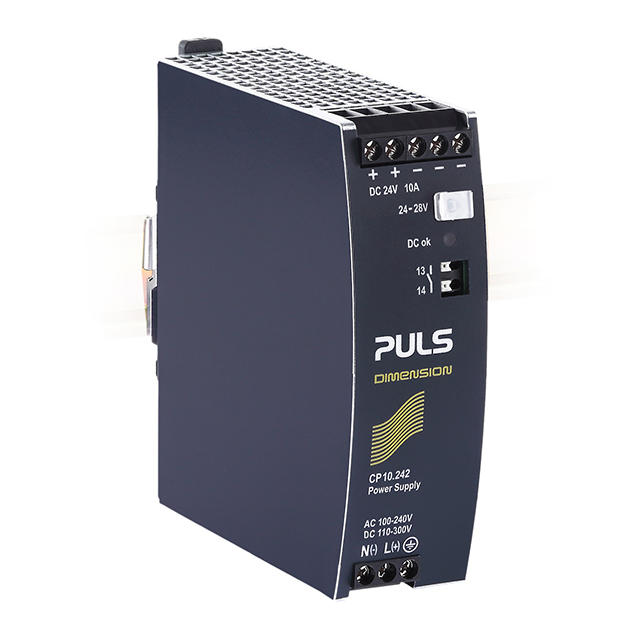 CP10.242 PULS, LP                                                                    DIN RAIL PWR SUPPLY 240W 24V 10A