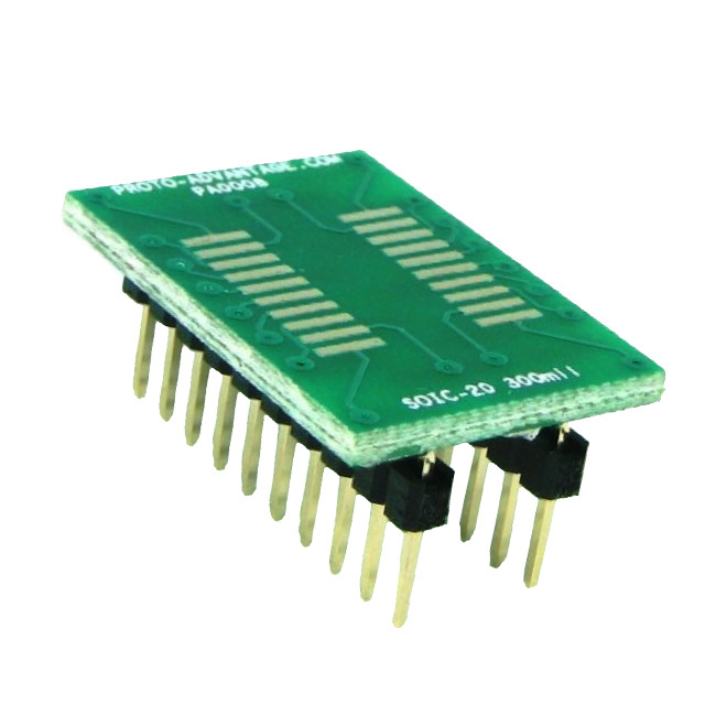 PA0008 Chip Quik Inc.                                                                    SOIC-20 TO DIP-20 SMT ADAPTER