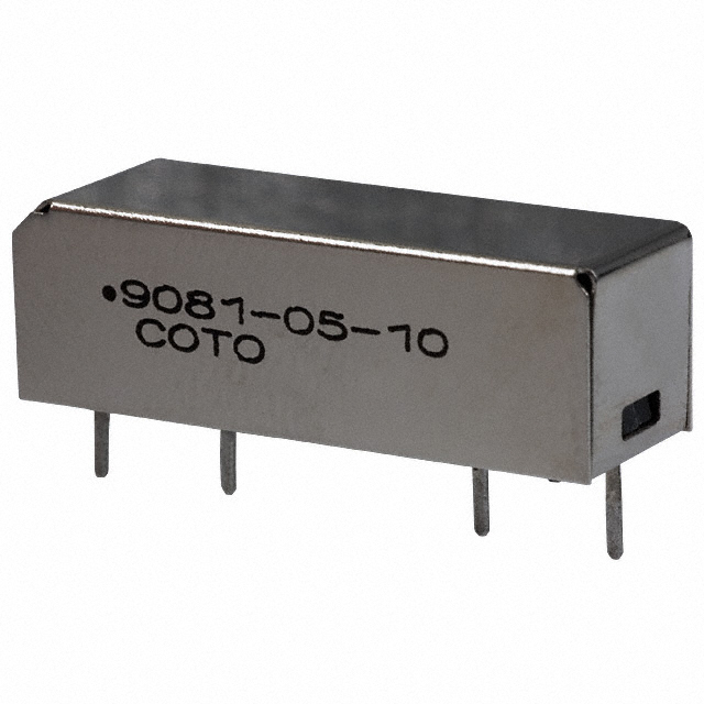 9081-05-10 Coto Technology                                                                    RELAY REED SPST 500MA 5V