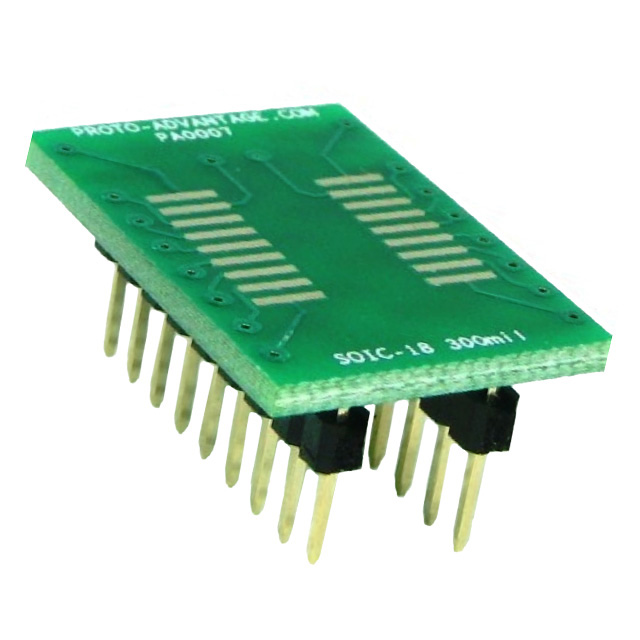 PA0007 Chip Quik Inc.                                                                    SOIC-18 TO DIP-18 SMT ADAPTER