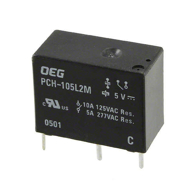 PCH-105L2M,000 TE Connectivity Potter & Brumfield Relays                                                                    RELAY GEN PURPOSE SPST 5A 5V