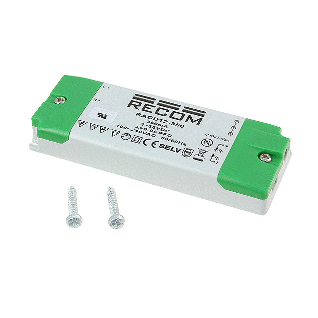 RACD12-500 Recom Power                                                                    LED DRIVER CC AC/DC 3-24V 500MA