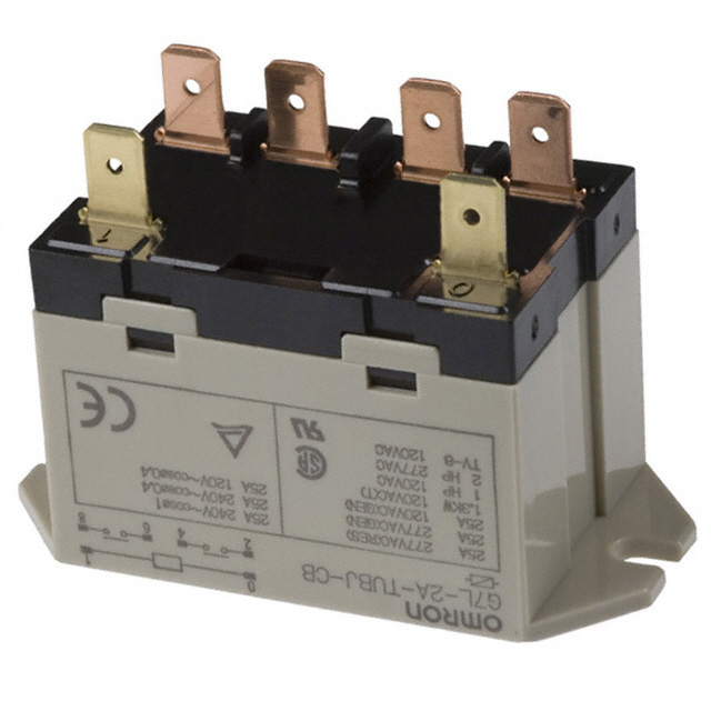 G7L-2A-TUB-J-CB-AC100/120 Omron Electronics Inc-EMC Div                                                                    RELAY GEN PURPOSE DPST 25A 120V