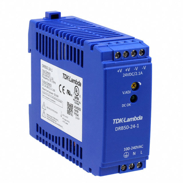 DRB50241 TDK-Lambda Americas Inc.                                                                    AC/DC CONVERTER 24V 50W