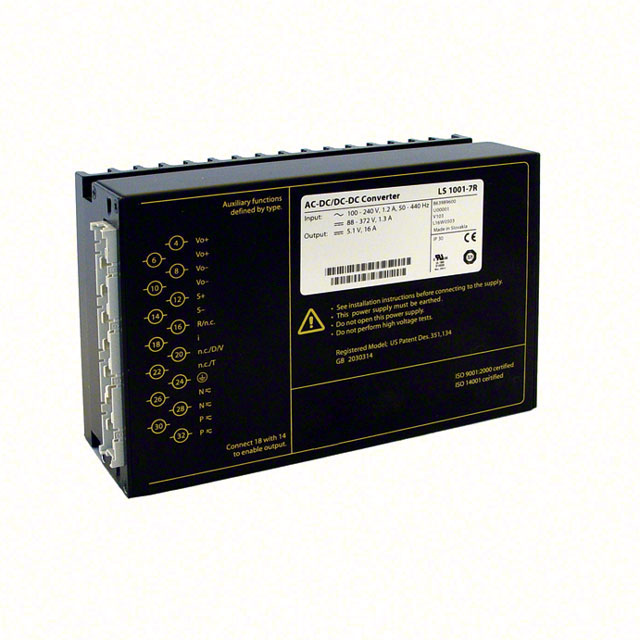 LS4301-7R Bel Power Solutions                                                                    AC/DC CONVERTER 12V 100W