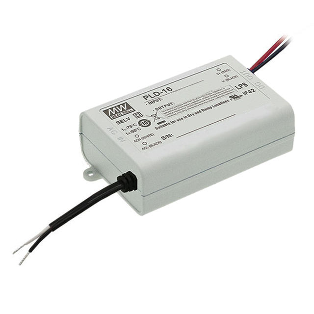 PLD-16-1400A Mean Well USA Inc.                                                                    LED DRIVER CC AC/DC 8-12V 1.4A