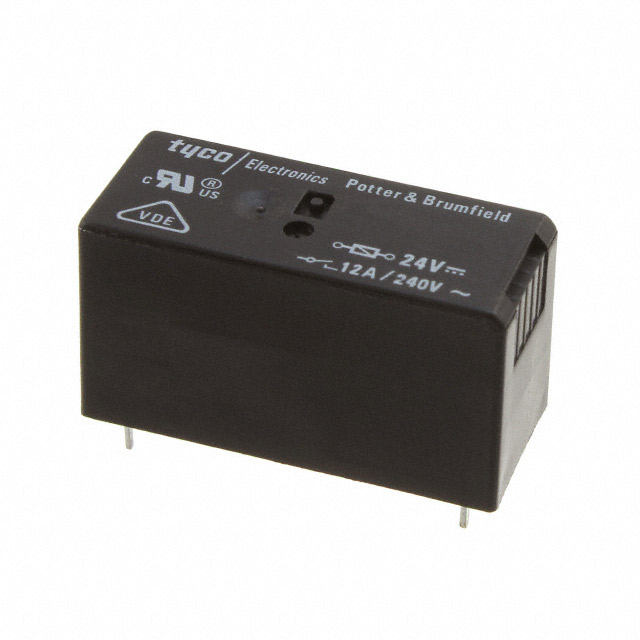 RT134024F TE Connectivity Potter & Brumfield Relays                                                                    RELAY GEN PURPOSE SPST 12A 24V