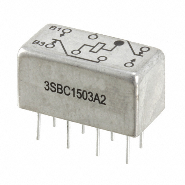 3SBC1503A2 TE Connectivity Aerospace, Defense and Marine                                                                    RELAY GEN PURPOSE DPDT 2A 26.5V