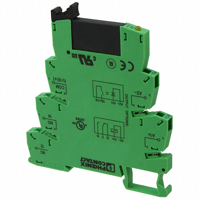 2967549 Phoenix Contact                                                                    DIN RAIL TERM BLK W/OPTOCOU 24V