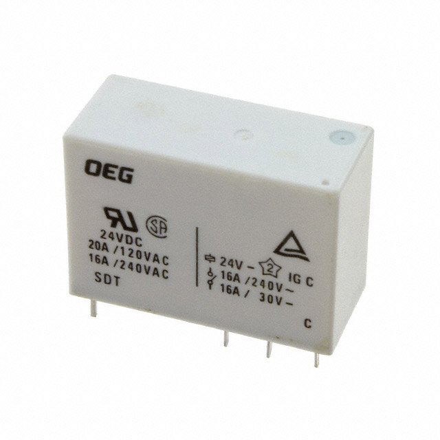 OZ-SH-124D,294 TE Connectivity Potter & Brumfield Relays                                                                    RELAY GEN PURPOSE SPDT 16A 24V