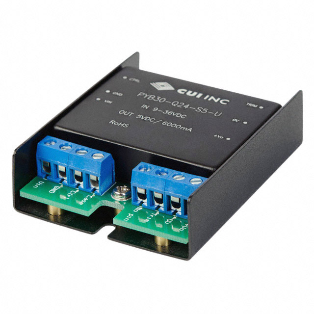 PYB30-Q48-S5-U CUI Inc.                                                                    DC/DC CONVERTER 5V 30W UFRM