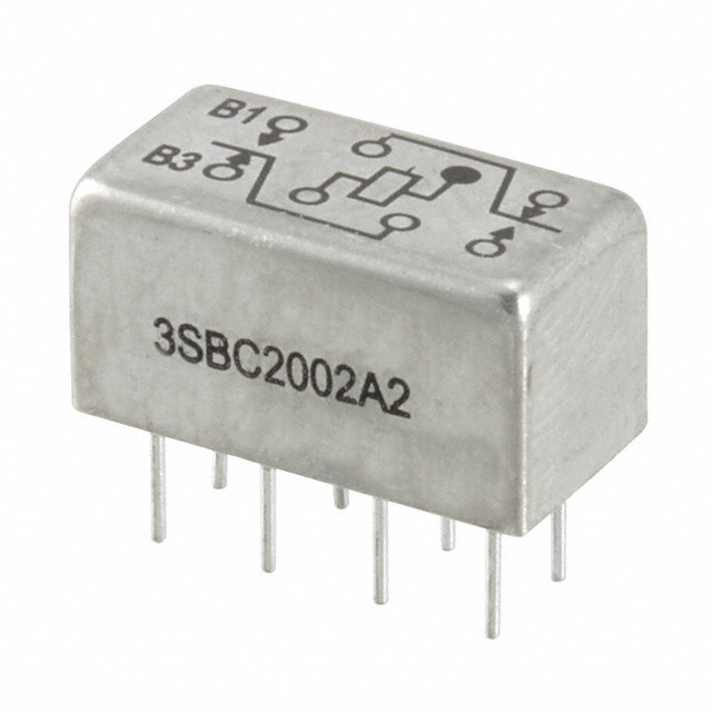 3SBC2002A2 TE Connectivity Aerospace, Defense and Marine                                                                    RELAY GEN PURPOSE DPDT 2A 26.5V