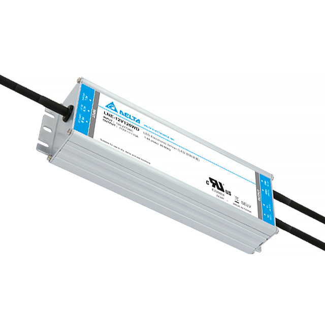 LNE-12V120WDAA Delta Electronics                                                                    LED DRIVER CC/CV AC/DC 12V 10A