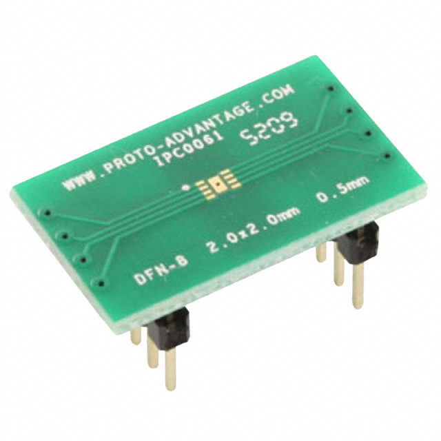 IPC0061 Chip Quik Inc.                                                                    DFN-8 TO DIP-12 SMT ADAPTER