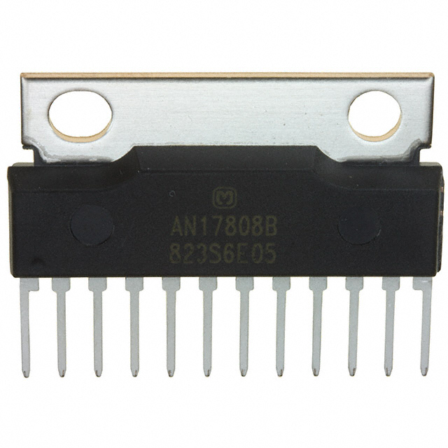 AN17808B Panasonic Electronic Components                                                                    IC AUDIO AMP 5W 2CH SIL-12