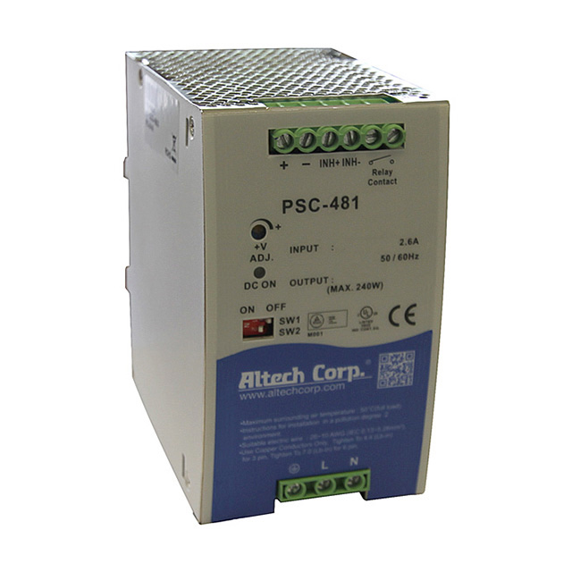 PSC-48124 Altech Corporation                                                                    AC/DC CONVERTER 24V 480W