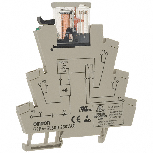 G2RV-SL500 AC230 Omron Automation and Safety                                                                    RELAY GEN PURPOSE SPDT 6A 230V