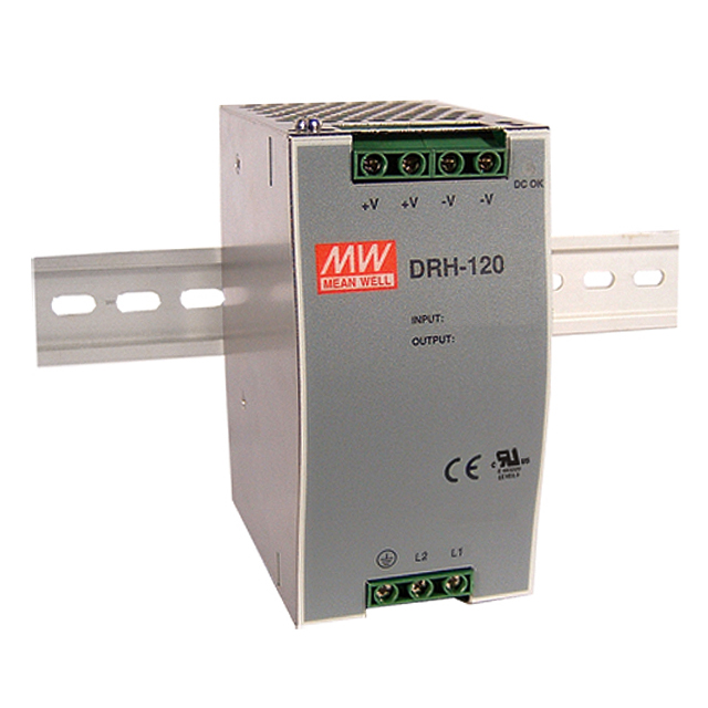 DRH-120-24 Mean Well USA Inc.                                                                    AC/DC CONVERTER 24V 120W