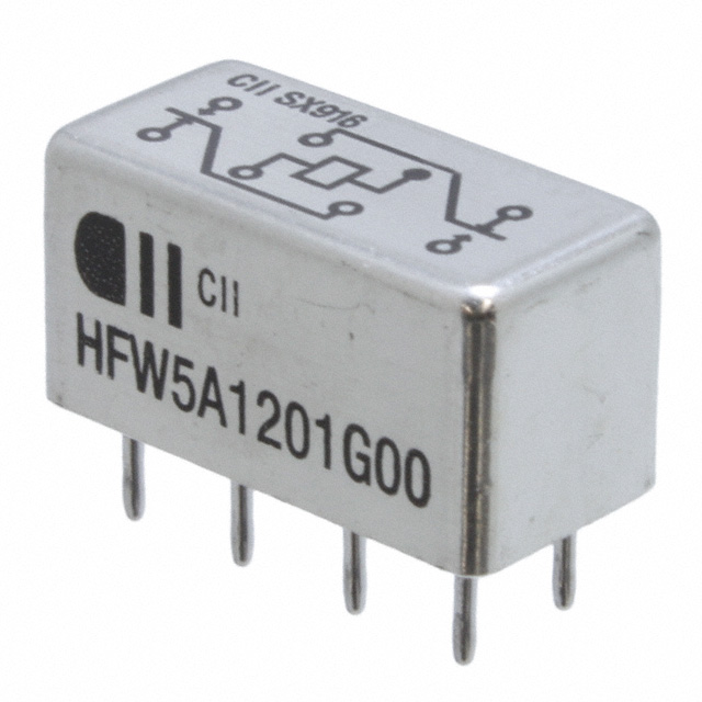 HFW5A1201G00 TE Connectivity Aerospace, Defense and Marine                                                                    RELAY GEN PURPOSE DPDT 5A 12V