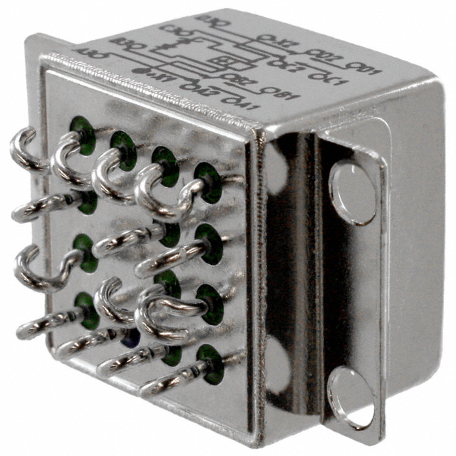 FCB-405-0621M TE Connectivity Aerospace, Defense and Marine                                                                    RELAY GEN PURPOSE 4PDT 5A 28V