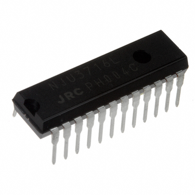 NJU3716L NJR Corporation/NJRC                                                                    IC CONVERT SER-PAR 16 BIT 24SDIP