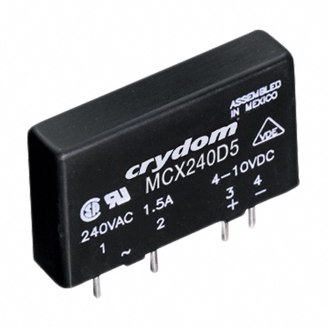 MCX240D5R Sensata-Crydom                                                                    RELAY SSR DC 240V 5A AC OUT SIP