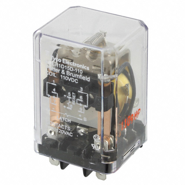 KUL-11D15D-110 TE Connectivity Potter & Brumfield Relays                                                                    RELAY GEN PURPOSE DPDT 10A 110V