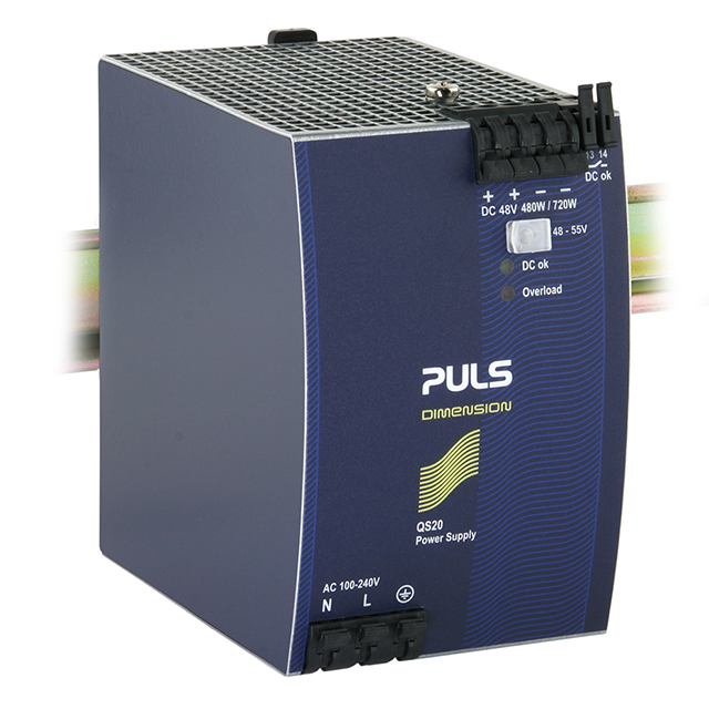 QS20.481 PULS, LP                                                                    DIN RAIL PWR SUPPLY 480W 48V 10A